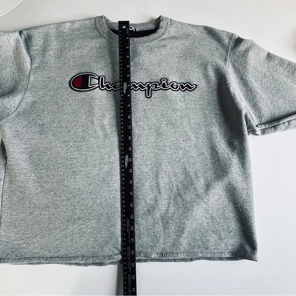 Champion Men’s Reverse Weave Crew Neck Sweatshirt Gray Large Unisex Athletic - Picture 4 of 7